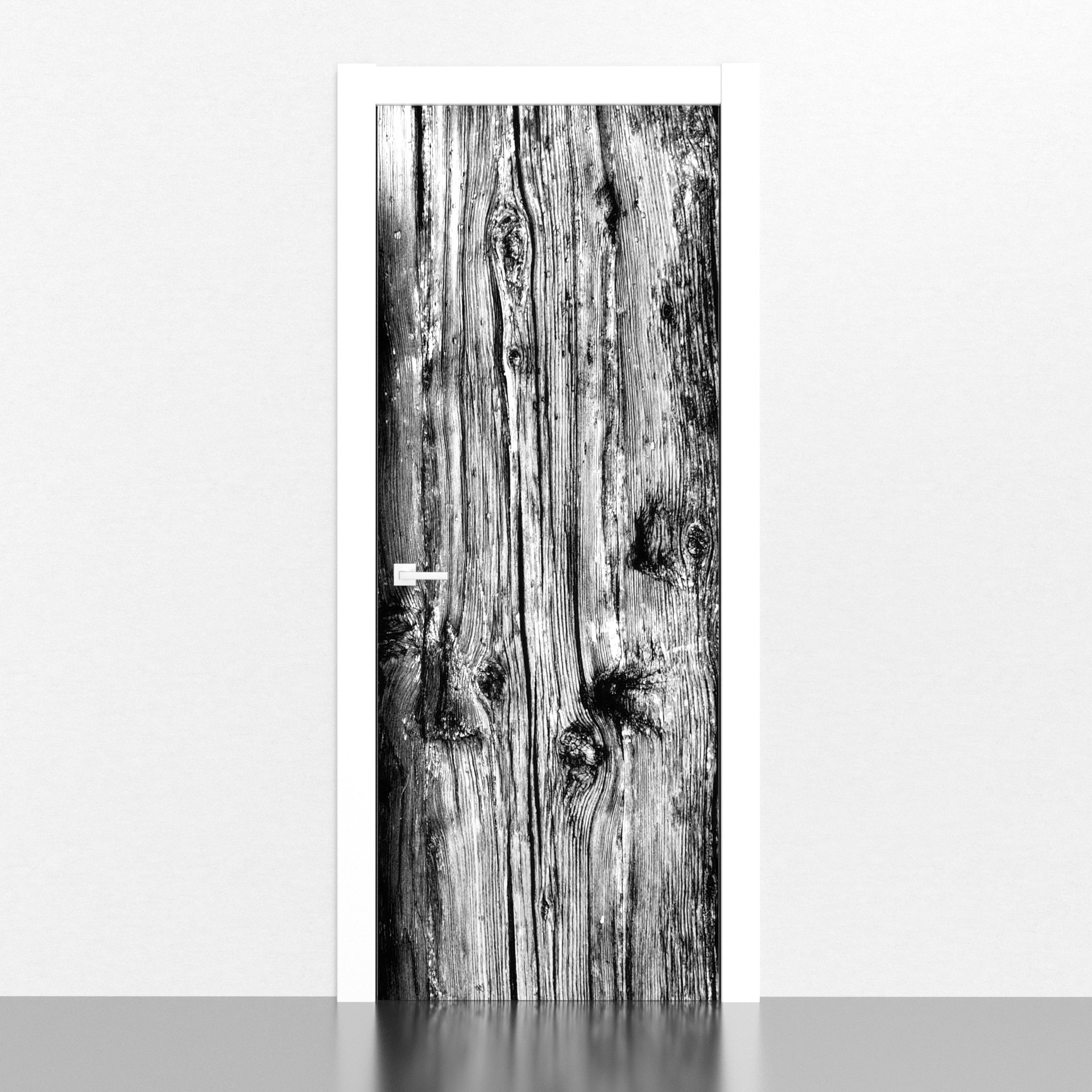 Decorazione per porte d'interni adesiva